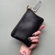 Load image into Gallery viewer, Medium PNW Pendleton® Wool & Leather Zip Wallet