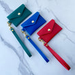 Load image into Gallery viewer, Leather Card Wallet Wristlet