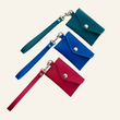 Load image into Gallery viewer, Leather Card Wallet Wristlet