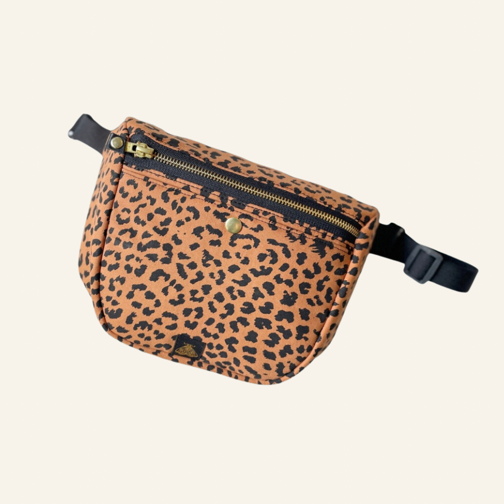 Joanie Bag - Leopard Print Sling – Cecelia Stitch