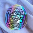 Load image into Gallery viewer, Lucky Mermaid Large Art Sticker - Holographic