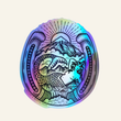 Load image into Gallery viewer, Lucky Mermaid Large Art Sticker - Holographic