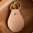 Load image into Gallery viewer, Key Fob in a wooden bowel on top of fur, next to pine needles and pine cones