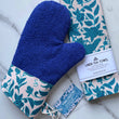 Load image into Gallery viewer, CS Collection: Floral Canvas Oven Mitt