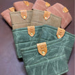 Load image into Gallery viewer, Customizable Lightweight Waxed Canvas + Leather Can Cooler