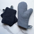 Load image into Gallery viewer, Mallard Oven Mitt &amp; Pot Holder Set - Denim
