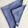 Load image into Gallery viewer, Indigo Double Cloth Chambray Handkerchief or Bandana