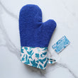 Load image into Gallery viewer, CS Collection: Floral Canvas Oven Mitt