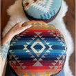 Load image into Gallery viewer, Custom Meditation Pillow - Made with Pendleton®️ Wool, Canvas and Waxed Canvas