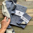Load image into Gallery viewer, Indigo Double Cloth Chambray Handkerchief or Bandana