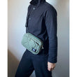 Load image into Gallery viewer, Olive Quilted Sling Bag

