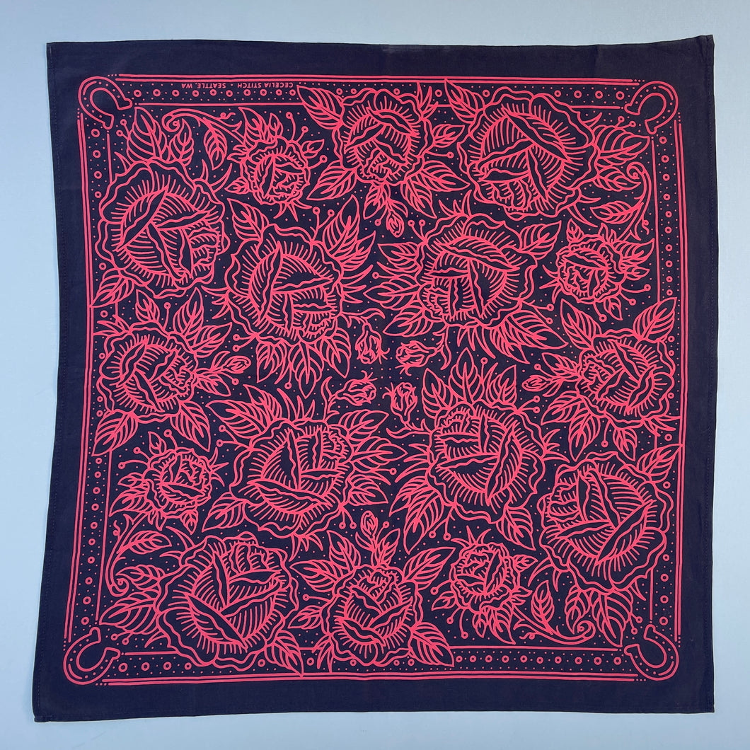 CS Collection: Lucky Rose - Floral Bandana