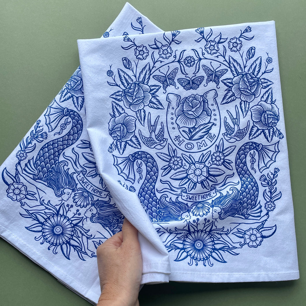 CS Collection: PNW Mermaid Tea Towel