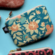 Load image into Gallery viewer, Leather &amp; Canvas Zip Wallet
