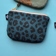 Load image into Gallery viewer, Leather &amp; Canvas Zip Wallet
