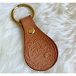 Load image into Gallery viewer, PNW Mermaid Leather &amp; Brass Key fob - Two Sizes
