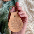 Load image into Gallery viewer, PNW Mermaid Leather &amp; Brass Key fob - Two Sizes
