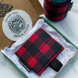 Load image into Gallery viewer, Waxed Canvas Can Cooler - Buffalo Check or Olive Plaid
