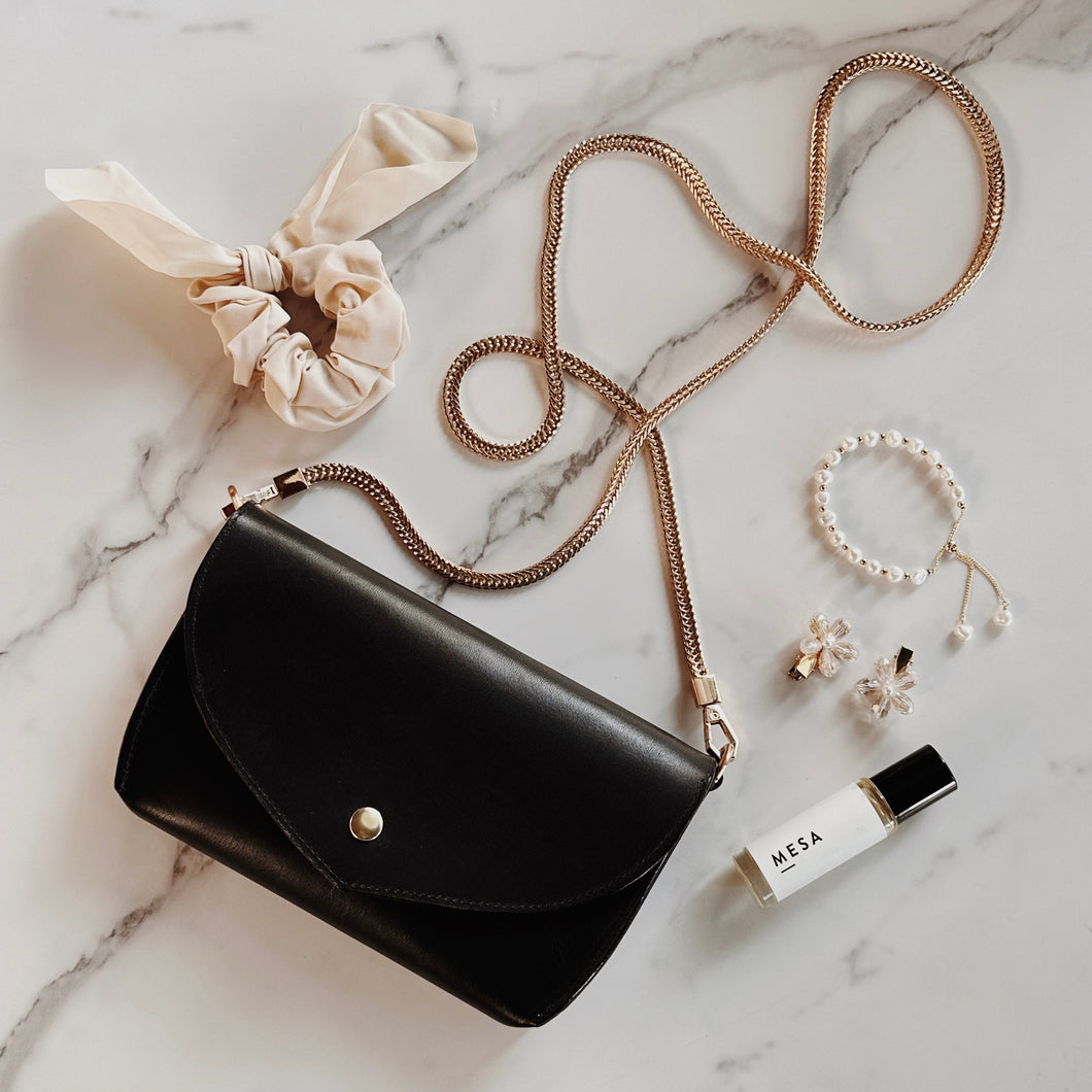 Nora Leather Bag - Chain Cross Body