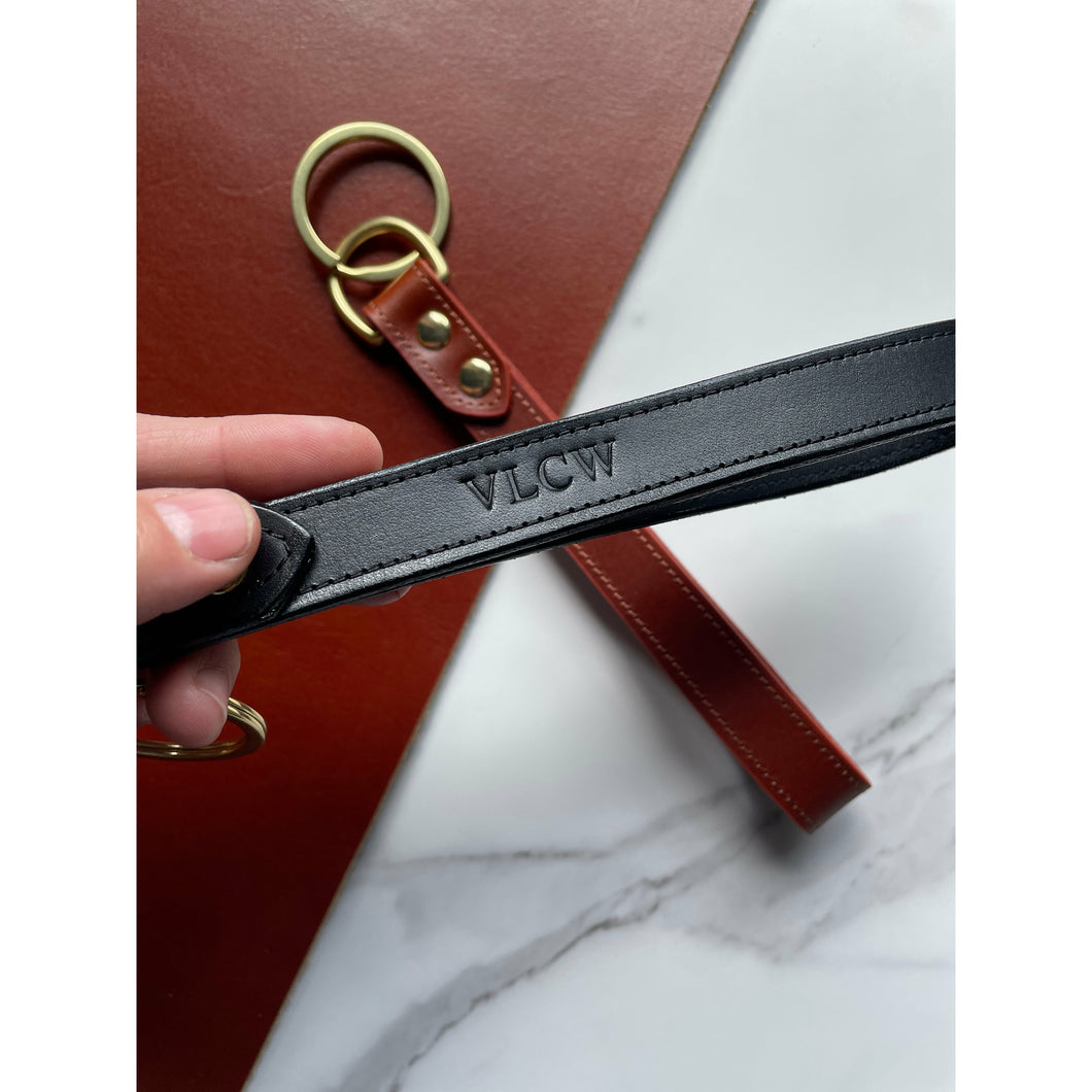 Nova Leather Key Loop - Customizable